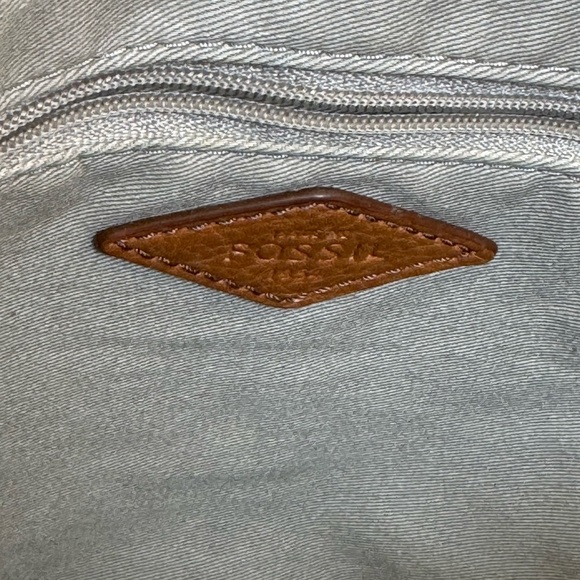 Fossil Striped Tote Bag Purse - Picture 12 of 16